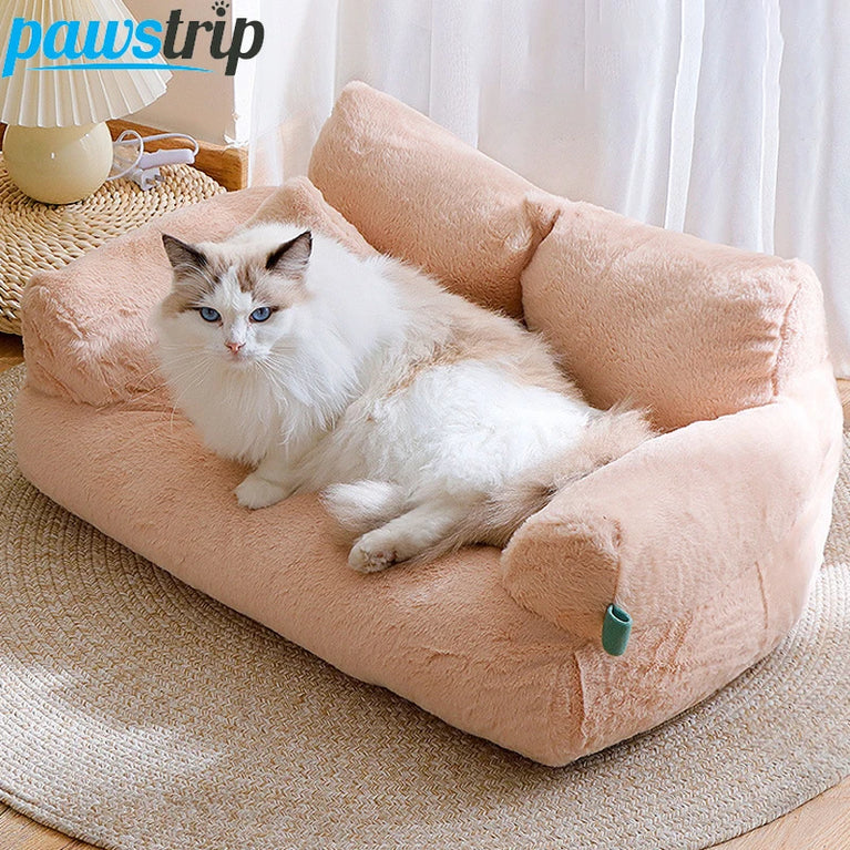 Cat Bed Sofa Winter Warm Cat Nest