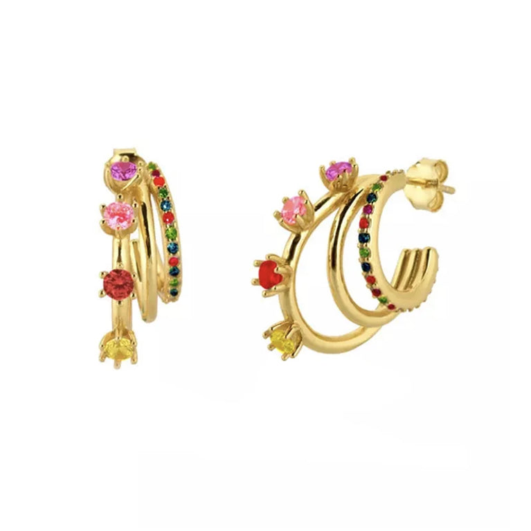 CRMYA Gold-Plated Stud Earrings