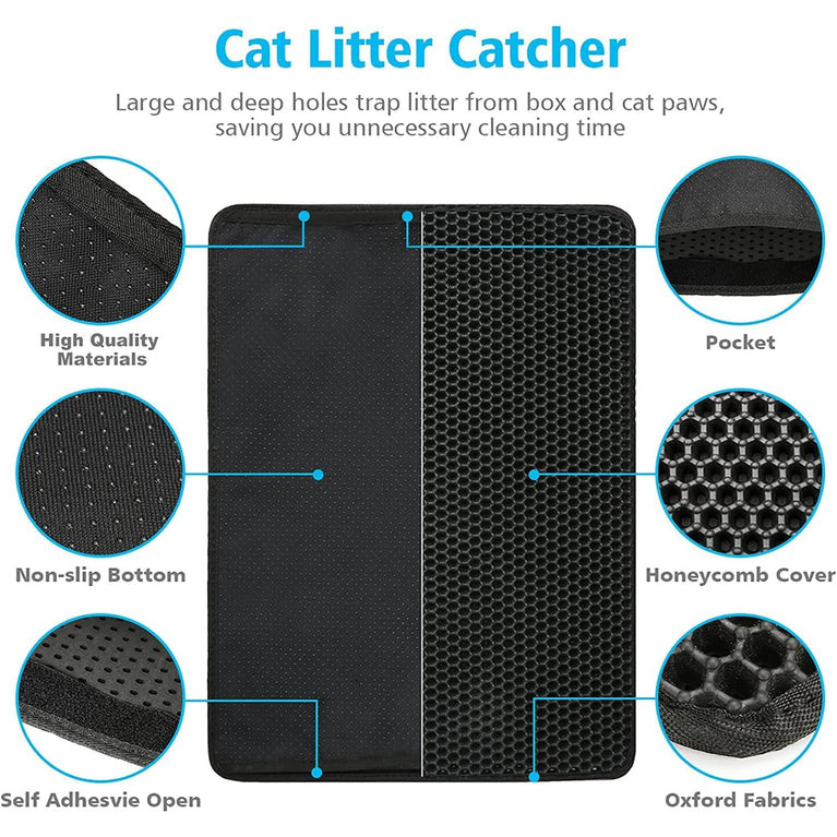Cat Litter Mat Double Layer Pet