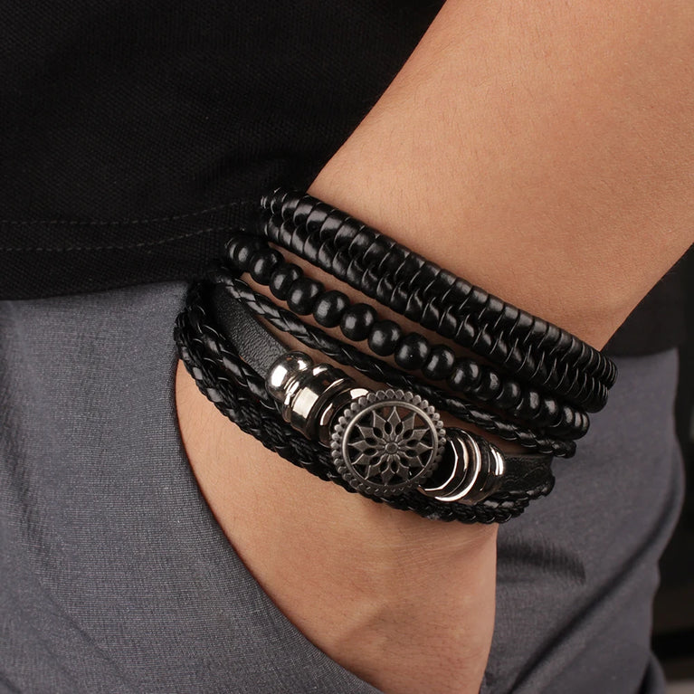 Johnny leather bracelet