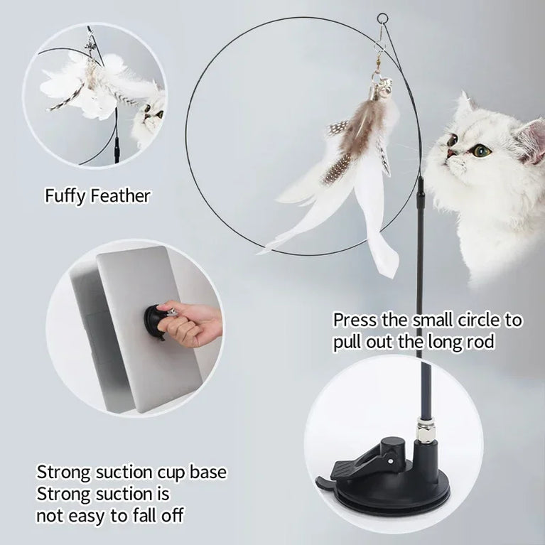 Feather Cat Wand Pet Supplies