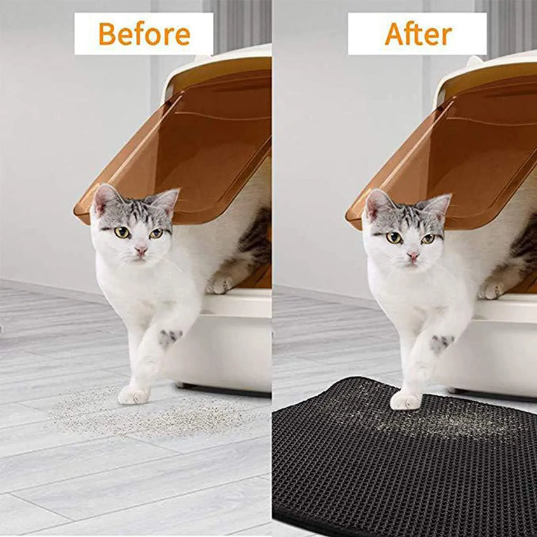 Cat Litter Mat Double Layer Pet